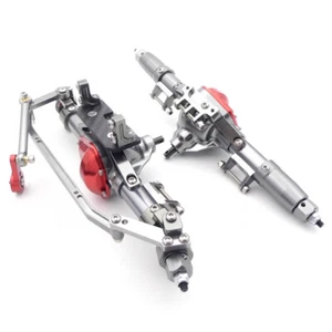 RC Car CNC Metal Front Rear Axle Upgrade Parts for 1:10 RC Crawler AXIAL SCX10 - Picture 1 of 19