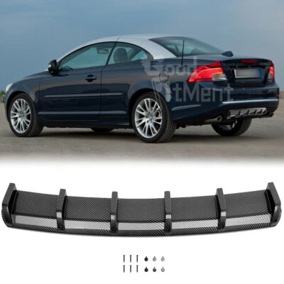 Difusor de parachoques trasero de fibra de carbono para Volvo C70 V70 alerón divisor moldura de ala Foto 1 de 4