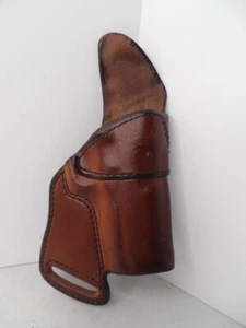 Don Hume Holster NO 10 - 3 1/2 Brown Leather - Picture 1 of 7