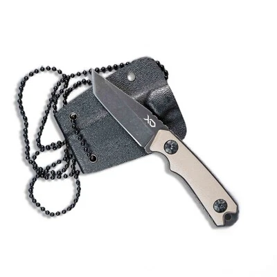 XTREMEDAWN Neck Knife KYDEX Mini Fixed Blade Knife Tactical Knife Hunting - image 1 of 3