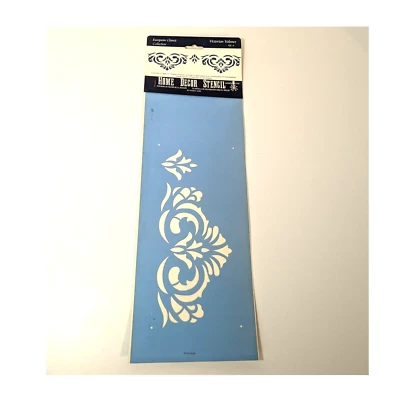 Stencil Ease Victorian Valance Border Stencil EC-3 Decorative Embellished Floral - Image 1 of 4