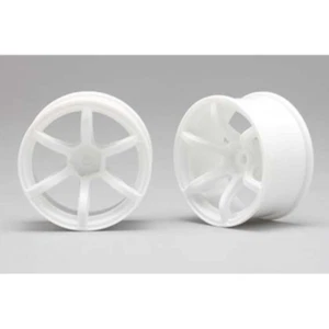 Ruedas de deriva Racing Performer de 6 radios (12 mm hexagonal) (blanco) (desplazamiento de 8 mm) - Imagen 1 de 1
