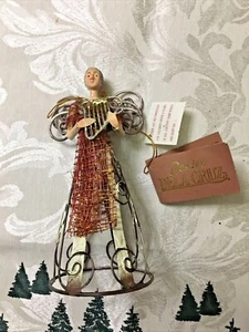 ANGEL by DANIEL DE LA CRUZ ENESCO  METAL ORNAMENT 6 1/2" T 2001 MADE IN PHILIPPI - Picture 1 of 7