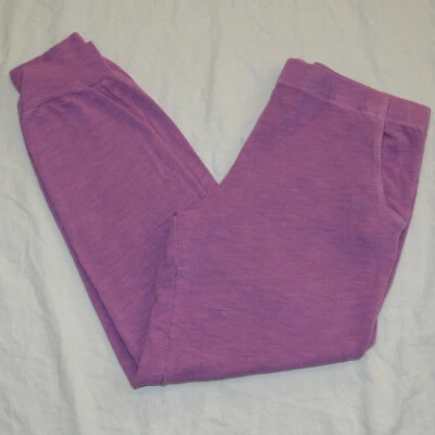 Monrow Pink Purple Pull On Sweats Joggers Pants Womens sz M Rayon Cotton Spandex - Image 1 of 4