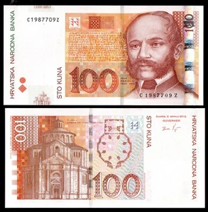 CROATIA 100 Kuna 2012 - P41b - PREFIX C - REPLACEMENT Z - Picture 1 of 3