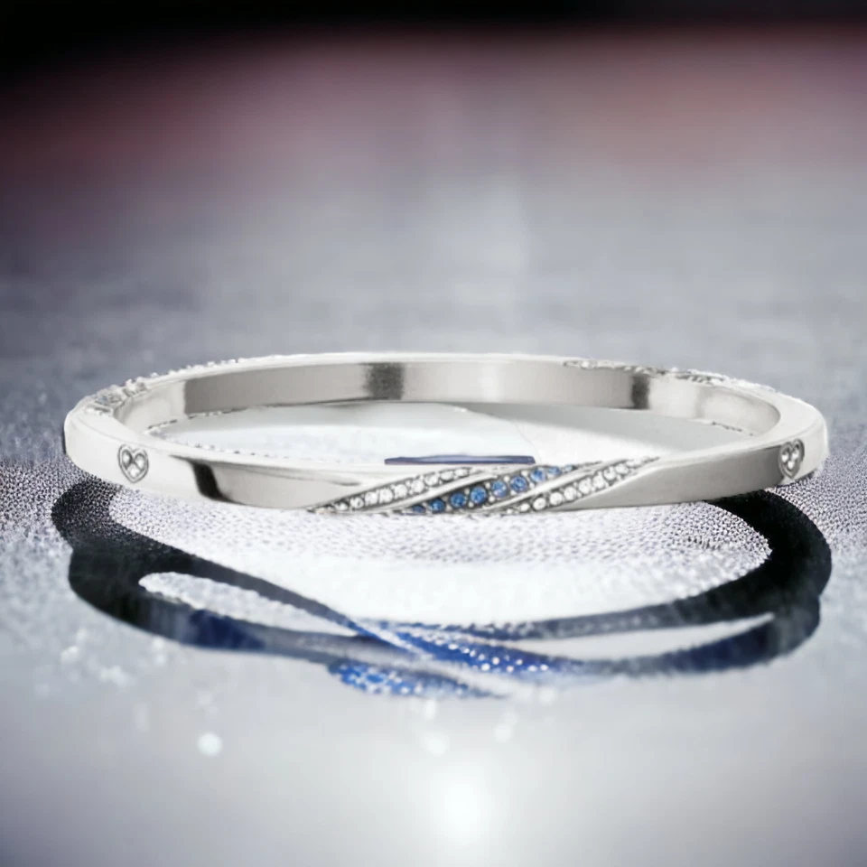 Brighton BLUE ETERNITY KNOT Bangle Bracelet JF082B