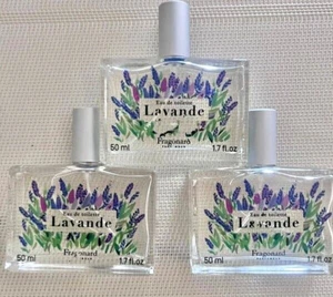 DAMEN NEU FRAGONARD 3x50 ml EDT LAVANDE-LAVENDEL BOX Iris Jasmin EINGESTELLT - Bild 1 von 8