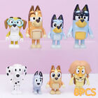 New interesting 8PCS Family Action Figure Cartoon Blue Bingo Model Kid toy Gifts