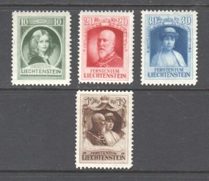 Liechtenstein ~ 1929 Prince Francis Accension Sc# 90-93 LH/* (B230e) - Picture 1 of 2