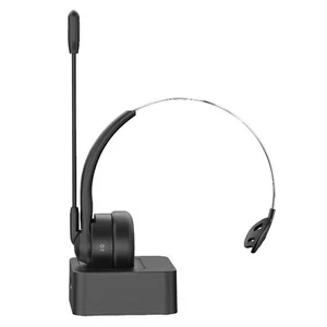 On Ear Headset  5.2  Headphones Call Center Earphone with Noise W4C3 - Picture 1 of 11