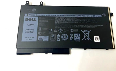 Genuine 4GVMP 7VTMN RF7WM Battery Fr Precision 3540 3550 Latitude 5400 5410 5500 - Image 1 of 4
