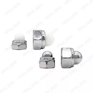 304SS Prevailing Torque Type Hexagon Domed Cap Nuts With Nonmetallic Insert - Picture 1 of 6