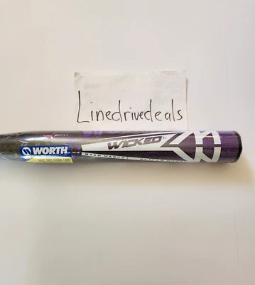 全新 2019 Worth Wicked Ryan Harvey XL 28 盎司。 WKRHMA ASA/USA 慢速垒球棒 — 第 1/4 张图片