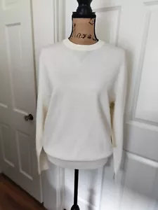 Rag & Bone Men's Sweater Size S Viscose York Crew Color Ivory - Picture 1 of 17
