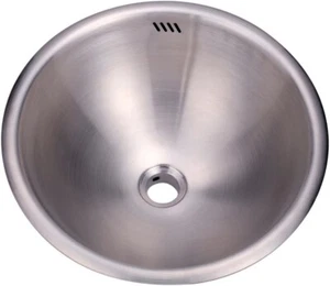 GOURMETIER KUR16167BN LAGUNA STAINLESS STEEL SINGLE BOWL UNDERMOUNT KITCHEN SINK - Picture 1 of 2