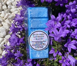 BUGS AWAY natural Insect Repellent wax melt. Wasps, Flies, Mosquitoes, spiders - Picture 1 of 6