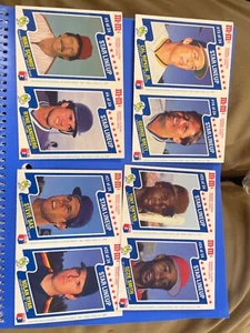 Rare 1987 M&M’s Star Lineup 24 MLB baseball cards set 12 Uncut panels complete - Picture 1 of 3