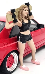 American Diorama 1/18 Skateboarder Girl 1 Polyresin figure model display - Picture 1 of 4