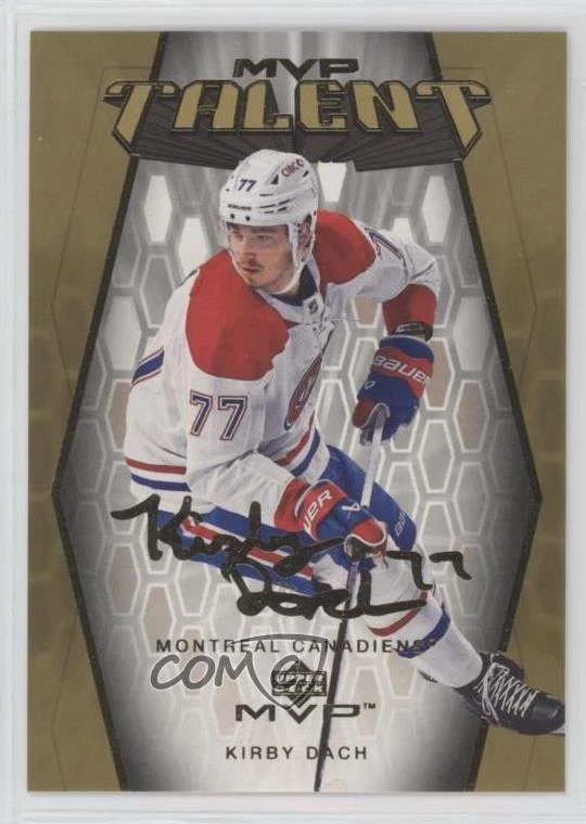 2023-24 Upper Deck MVP 20th Anniversary MVP Talent Gold Script Kirby Dach #MT-3