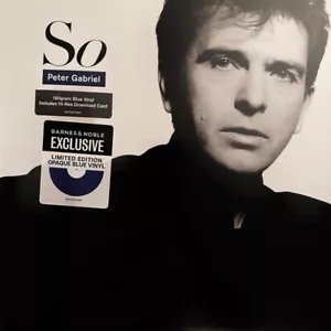 Peter Gabriel: So LP - US Import 180g Blue Vinyl LP - Barnes & Noble Exclusive - Bild 1 von 4