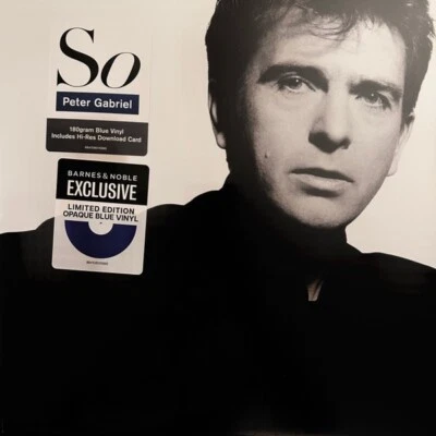 Peter Gabriel: So LP - US Import 180g Blue Vinyl LP - Barnes & Noble Exclusive - Immagine 1 di 4