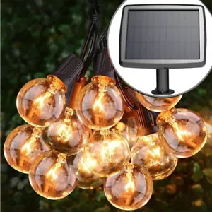 Solar Lichterkette LED Außen Garten Hof Deko Lampe Wasserdicht Lichterkette - Bild 1 von 9