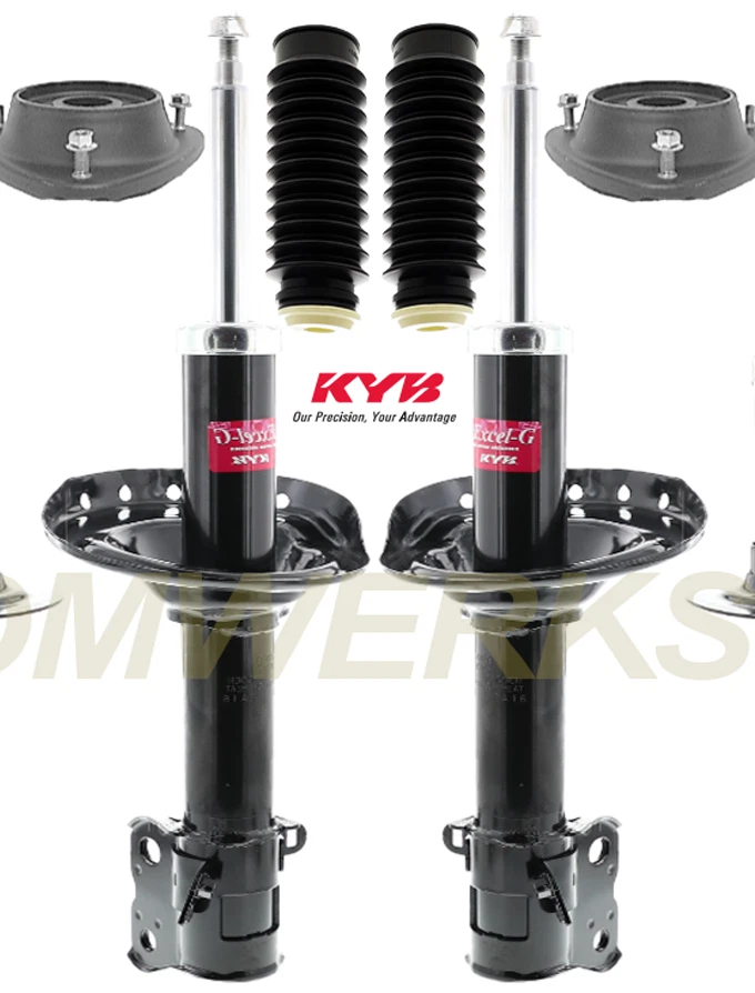 KIT DE SOPORTES Y BOTAS DE PUNTAL DELANTERO KYB AMORTIGUADORES para SUBARU XV CROSSTREK 14-17 Foto 1 de 2