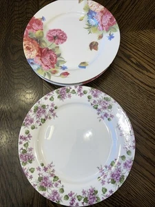 2 grace's teaware Floral Dinner plates 10” MINT Mix Or Match - Picture 1 of 8