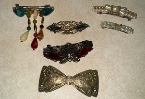 Lote de accesorios para el cabello vintage variedad mixta años 80’s 90’s punk emo pasadores clips - Imagen 1 de 5