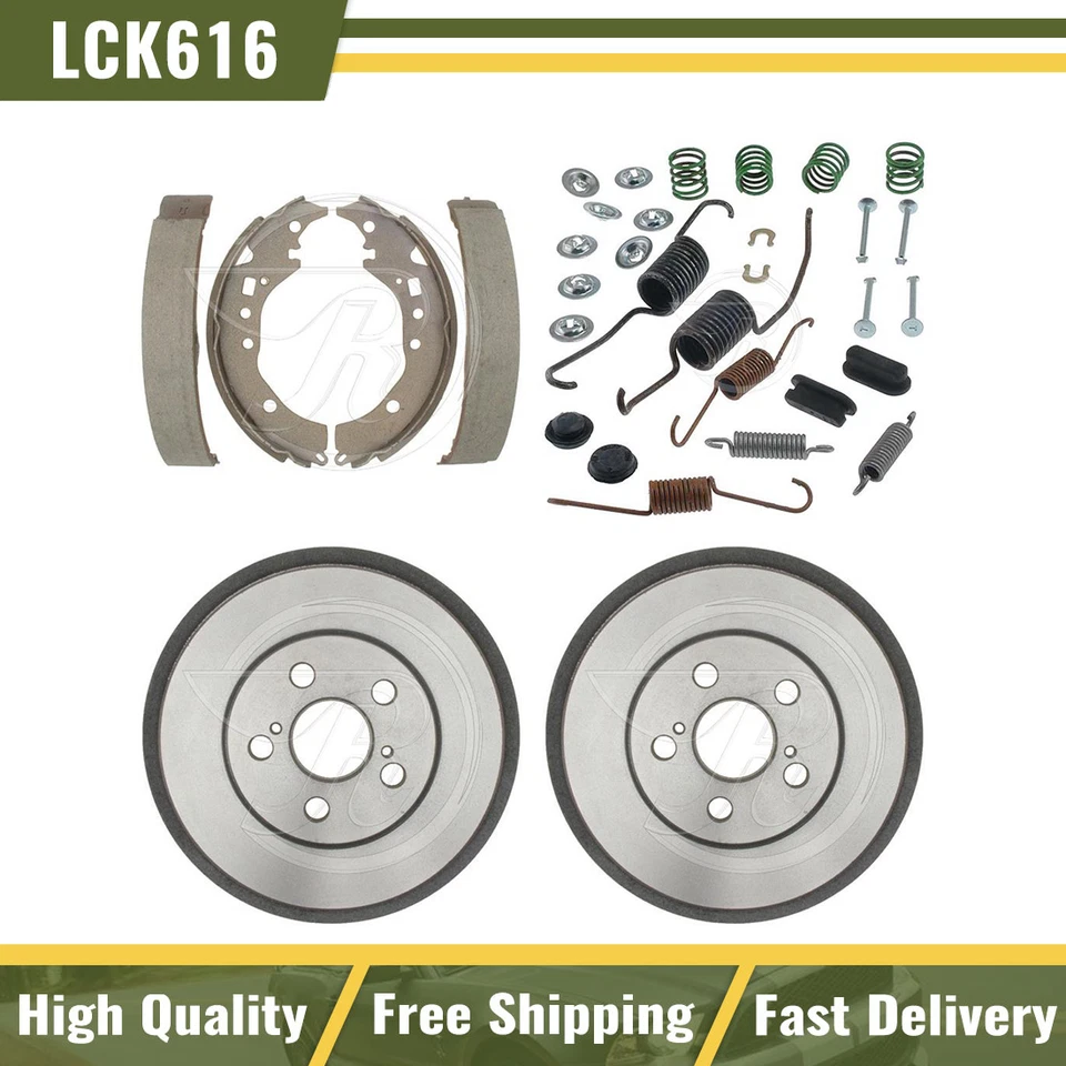 Se adapta a 2008 2009-2014 Scion xD tambores de freno trasero y zapatas de freno kit de resorte de hardware Foto 1 de 4