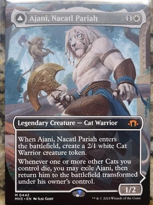 Ajani, Nacatl Pariah (Borderless) Modern Horizons 3 Regular - Image 1 of 2