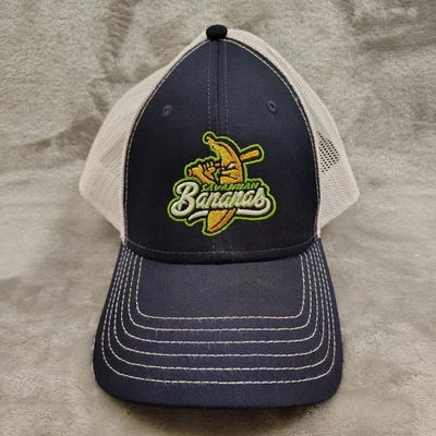 Savannah Bananas Trucker Baseball Hat Ball Cap, Dark Blue/White Snap Back OTTO - Image 1 of 4