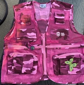 Adventure Weste - Pink Camo Kinder XL - Bild 1 von 7