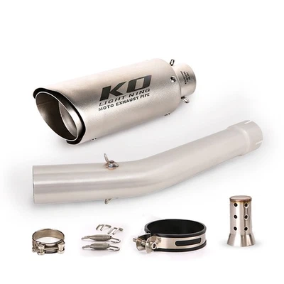 Puntas de silenciador de escape de tubo de enlace medio con DB Killer para Yamaha YZF R6 1998-2005 Foto 1 de 4