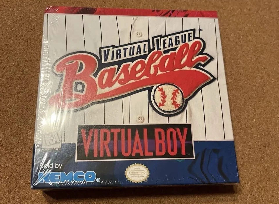 Nintendo Virtual Boy VB Game Virtual League Baseball US Ver KEMCO [Unopened] - Image 1 of 4