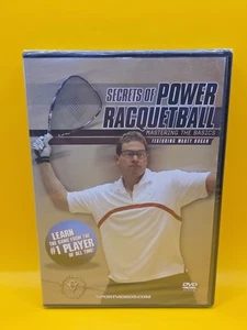 SECRETS OF POWER RACQUETBALL: TIPS FOR ADVANCED PLAYERS DVD Brand New Sealed  - Picture 1 of 4