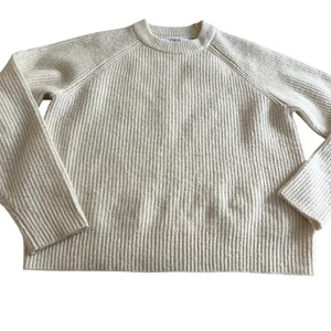 Zara Boys Cream Crewneck Sweater Size 11-12 - Picture 1 of 4