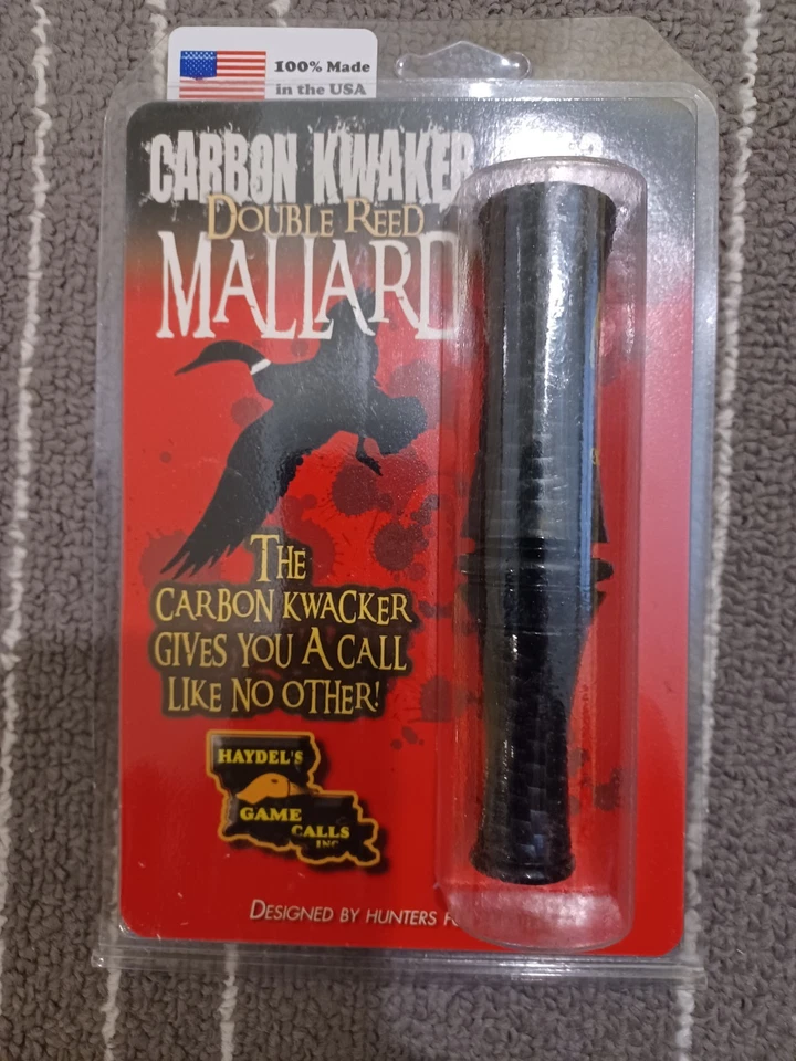 Haydel - CK-2 - Double Reed Carbon Kwacker Mallard Duck Call - Haydel's - New - Image 1 of 1