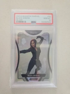 Scarlett Johansson 2023 Kakawow Phantom Marvel Black Widow Silver Refract PSA 10 - Picture 1 of 2