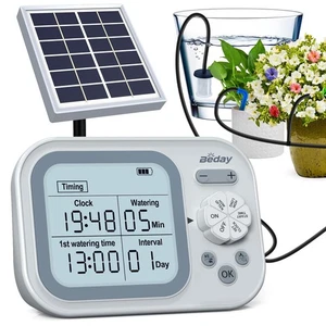 Sistema de riego por goteo automático solar dispositivo de riego automático para plantas de interior - Imagen 1 de 7