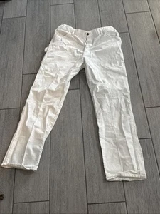 Dickies Sherwin Williams Hose Herren 38x34 weiß Maler Zimmermann Arbeit Etikett:34 - Bild 1 von 9