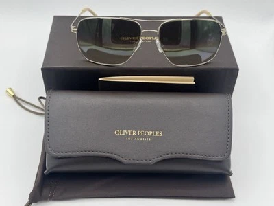 Oliver Peoples CLIFTON OV1150S 534385 - Marco dorado/lente cromada oliva (58 mm) Foto 1 de 4