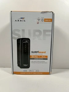 ARRIS (SBG10)-Cable Modem Router Combo Fast DOCSIS 3.0 16 x 4 Gigabit & AC1600 - Picture 1 of 11