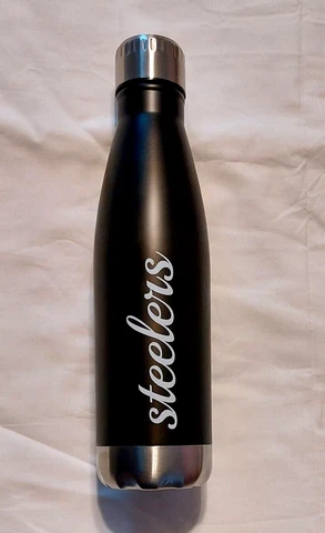 Pittsburgh Steelers stainless steel insulated water bottle 17 ounce Cover