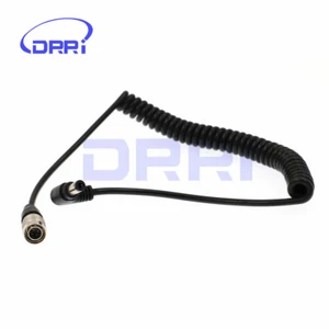 Elbow DC Male to 4pin Hirose Male Cable for Sound Devices 633/644/688,ZOOM F4/F8 - Picture 1 of 4