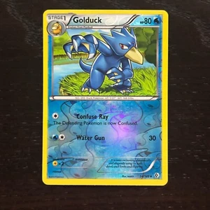 Golduck 34/149 Pokemon Boundaries Crossed B&W Reverse Holo Uncommon Card VLP - Picture 1 of 2