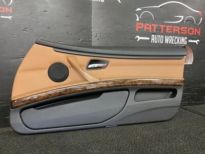 BMW 328I 2010 cupé delantero eléctrico interior puerta panel de moldura marrón/negro LCD3 Foto 1 de 4