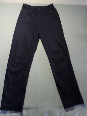  Hillard & Hansen Women's Pants Size 4 Black Casual Stretch Slacks Tapered Leg - Image 1 of 4
