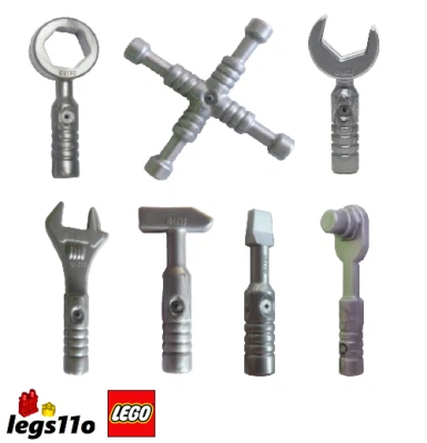 LEGO Minifigure Tool Box Accessories & Car Mechanic Tools NEW select choice Foto 1 de 3