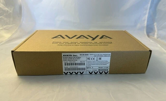 Avaya CU360 AV Grabber collaboration unit optional cable kit 700513898 - NEW - Image 1 of 4